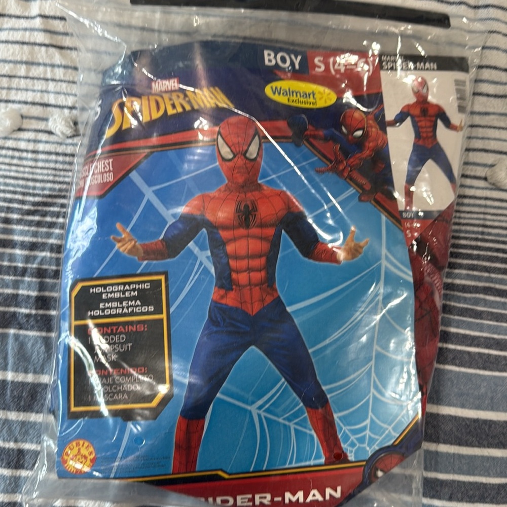 Spider-Man Halloween Costume small (4-6) - Picture 6 of 6